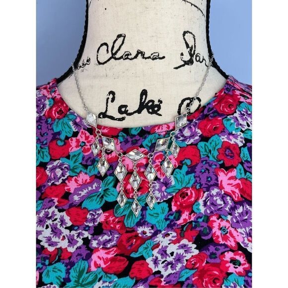 Touchstone Crystal by SWAROVSKI Crystal Layered Dangling Necklace - Picture 3 of 6